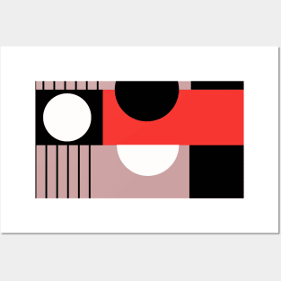 bauhaus pattern Posters and Art